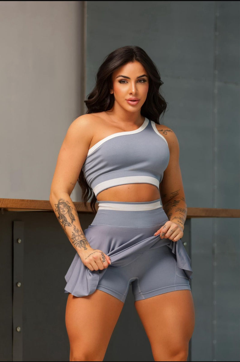 Conjunto Short Saia